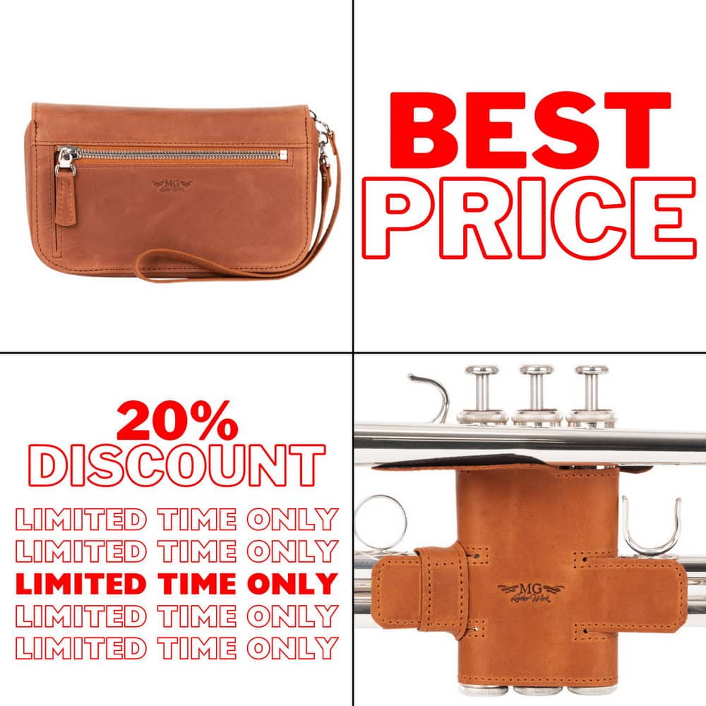 2-in-1 Trumpet Set: Mouthpiece Pouch (4 or 7) & Valve Guard XL