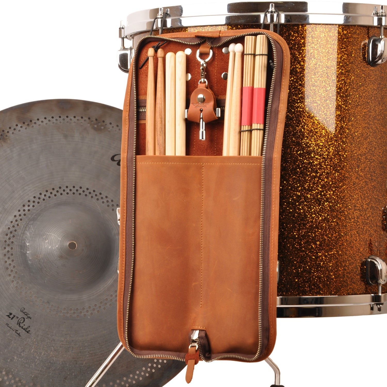Set 4 in 1 Drumstick Bag and Drumstick Holder X3