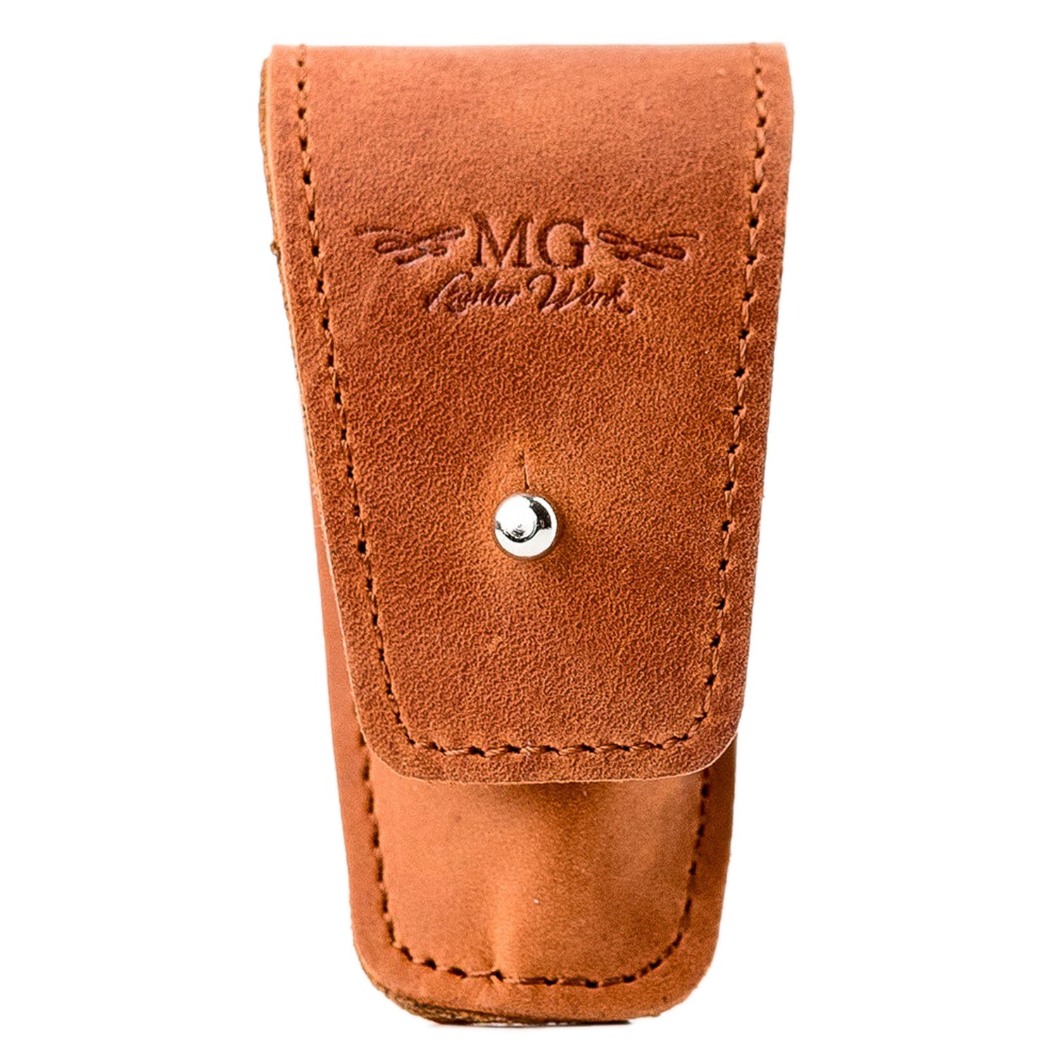 Single French Horn Mouthpiece Pouch | Crazy Horse Leather
