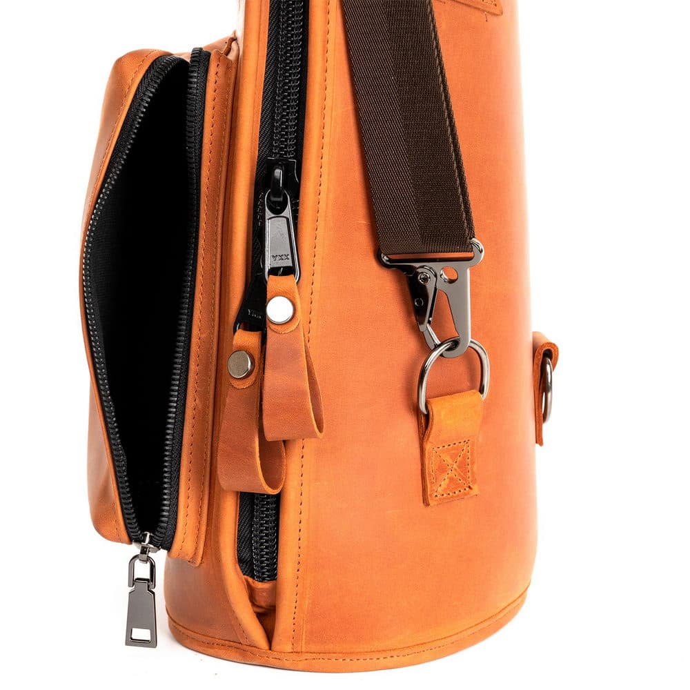 Straight Soprano Saxophone Gig Bag Crazy Horse Leather