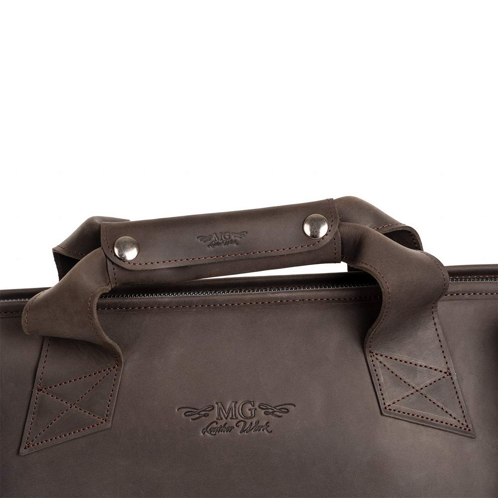 Straight Soprano Saxophone Gig Bag Crazy Horse Leather