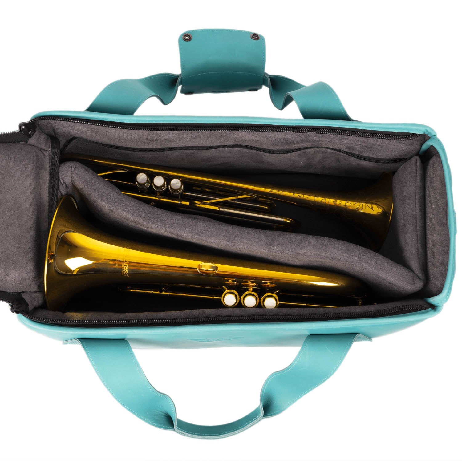 Triple or Double Trumpet/Flugelhorn Gig Bag in Crazy Horse Leather