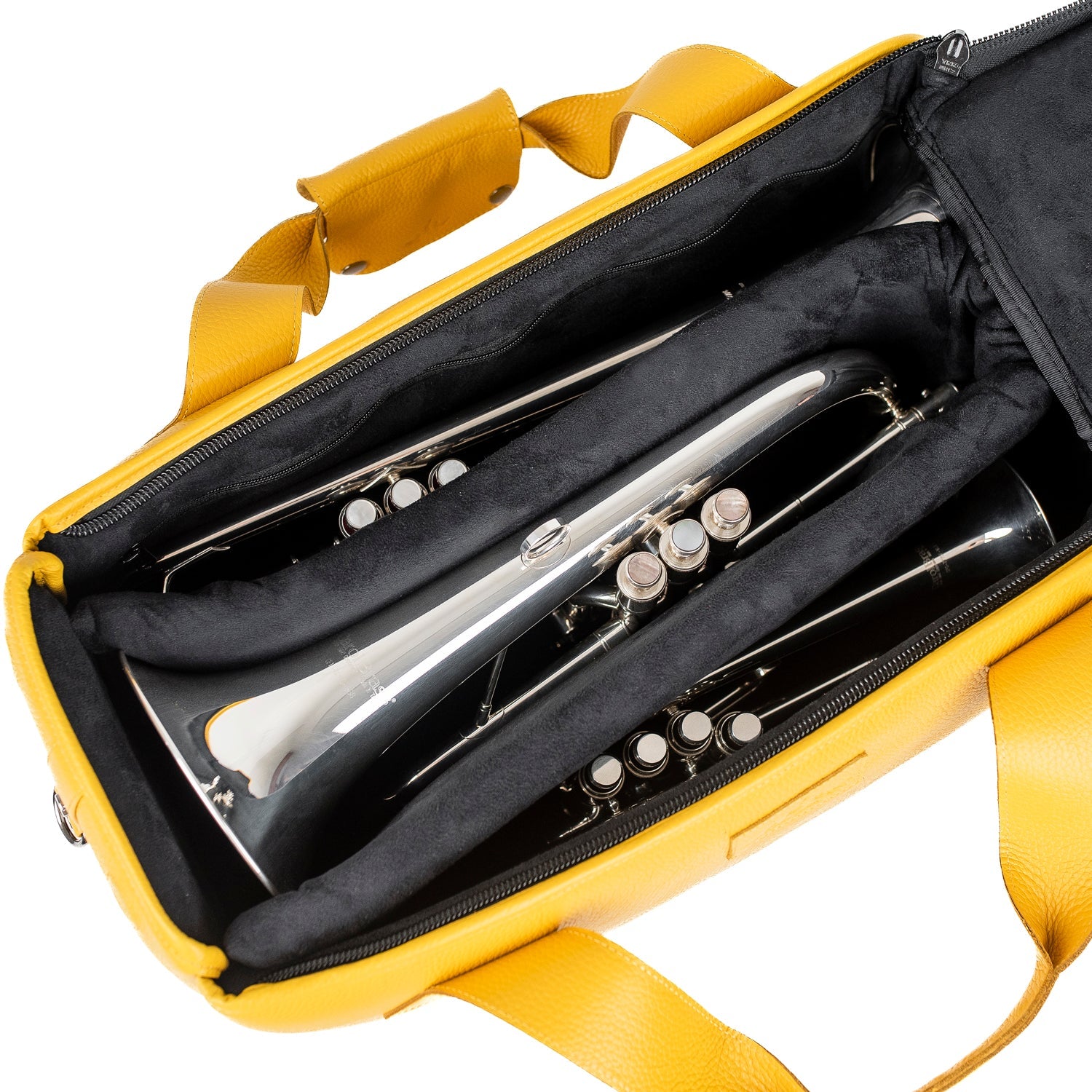 Triple or Double Trumpet/Flugelhorn Gig Bag in Flotar Leather