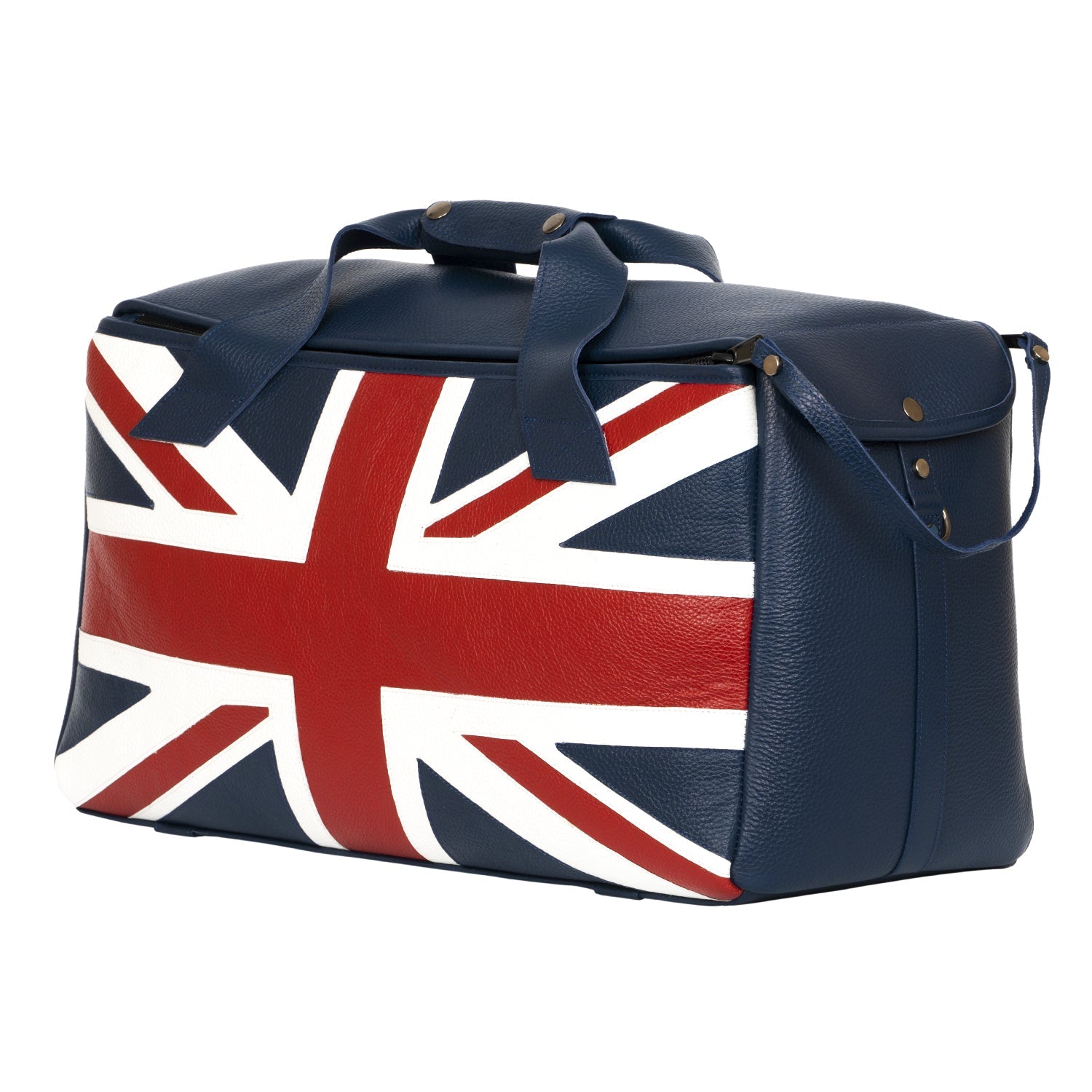 Triple or Double Trumpet/Flugelhorn Gig Bag with UK flag in Flotar Leather