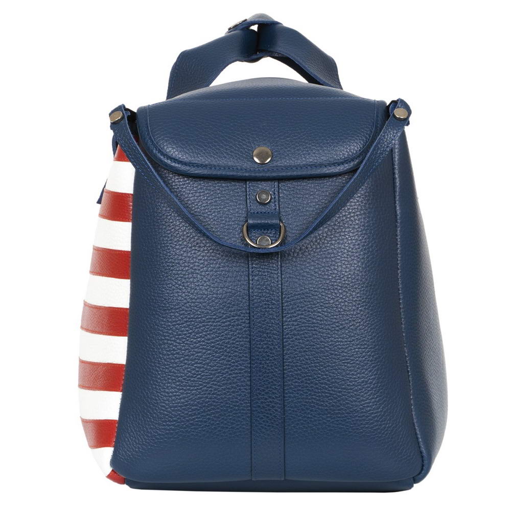 Triple or Double Trumpet/Flugelhorn Gig Bag with US flag in Flotar Leather