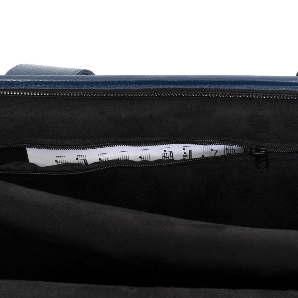 Triple or Double Trumpet/Flugelhorn Gig Bag with US flag in Flotar Leather
