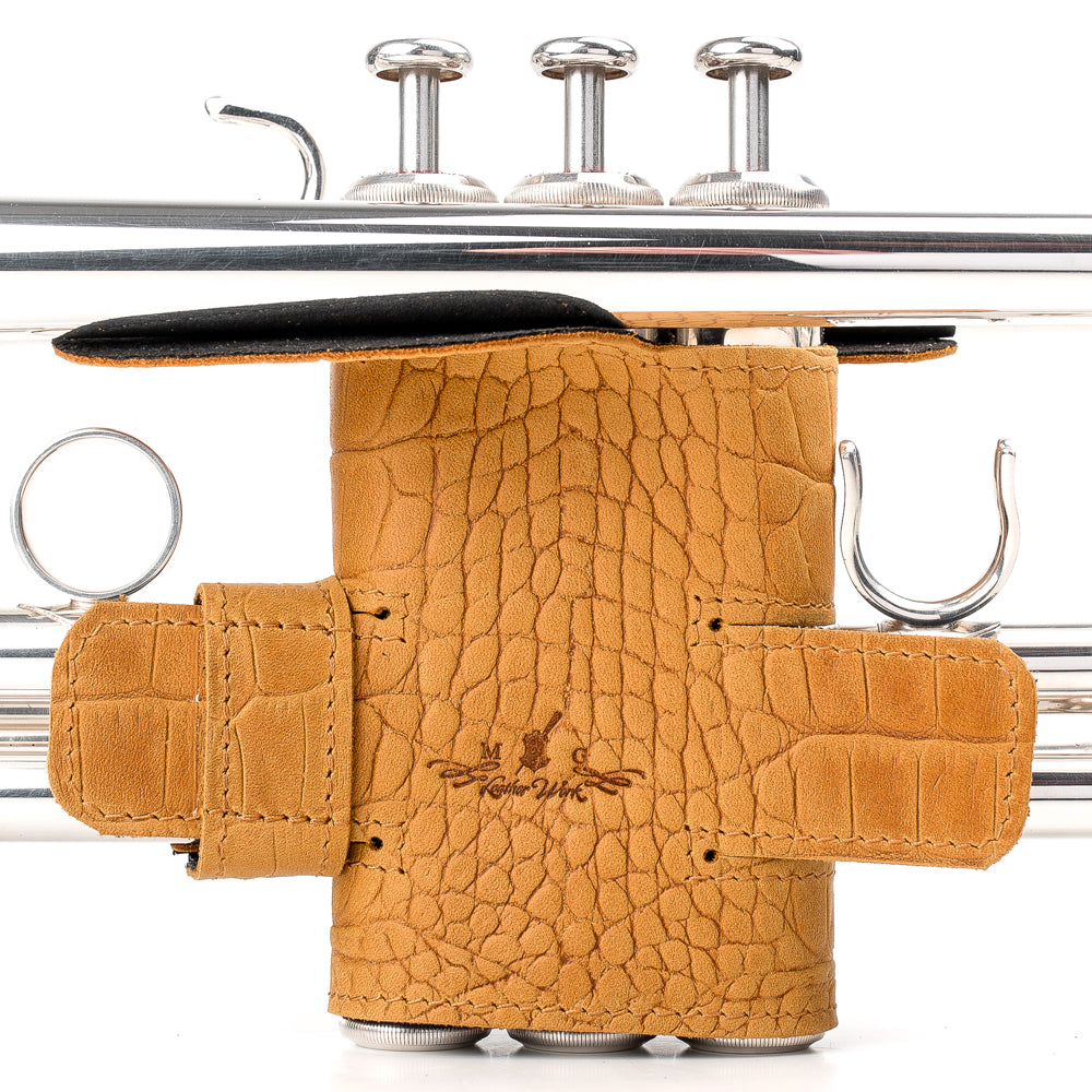 Trumpet Valve Guard XL | Reptile Leather