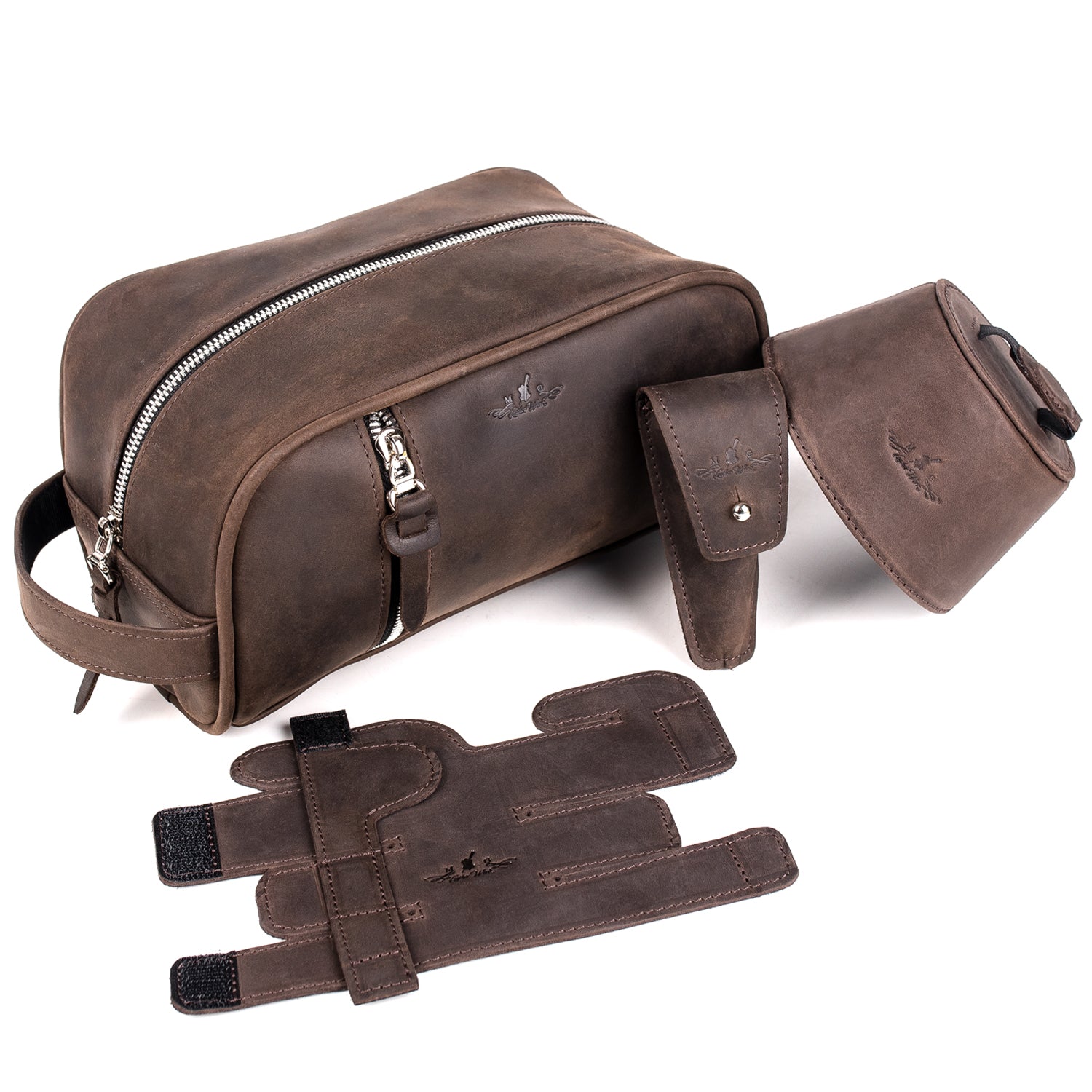 Trumpet Accessory Set with Travel Bag | Crazy Horse Leather