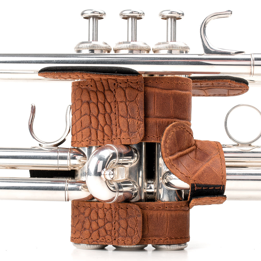 Trumpet Valve Guard XL | Reptile Leather