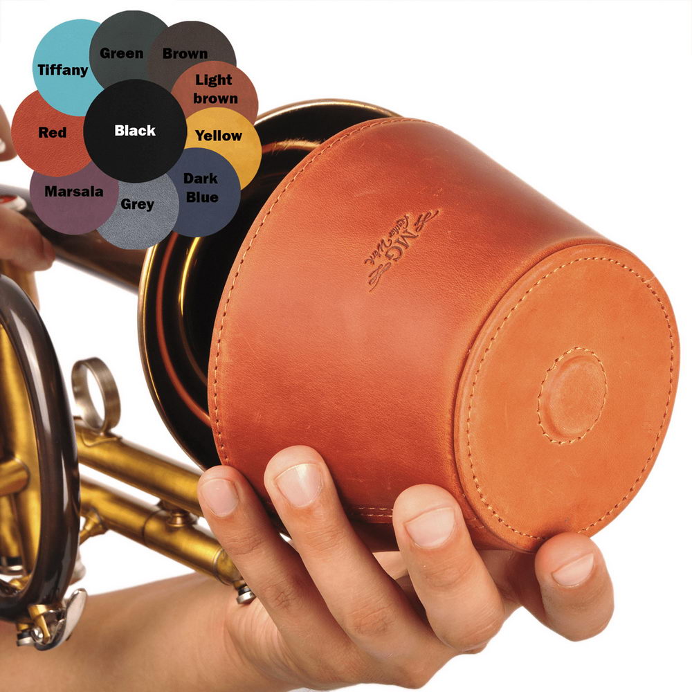 3-in-1 Trumpet Set: Double/Triple Gig Bag, Mouthpiece Pouch & Magnetic Leather Mute