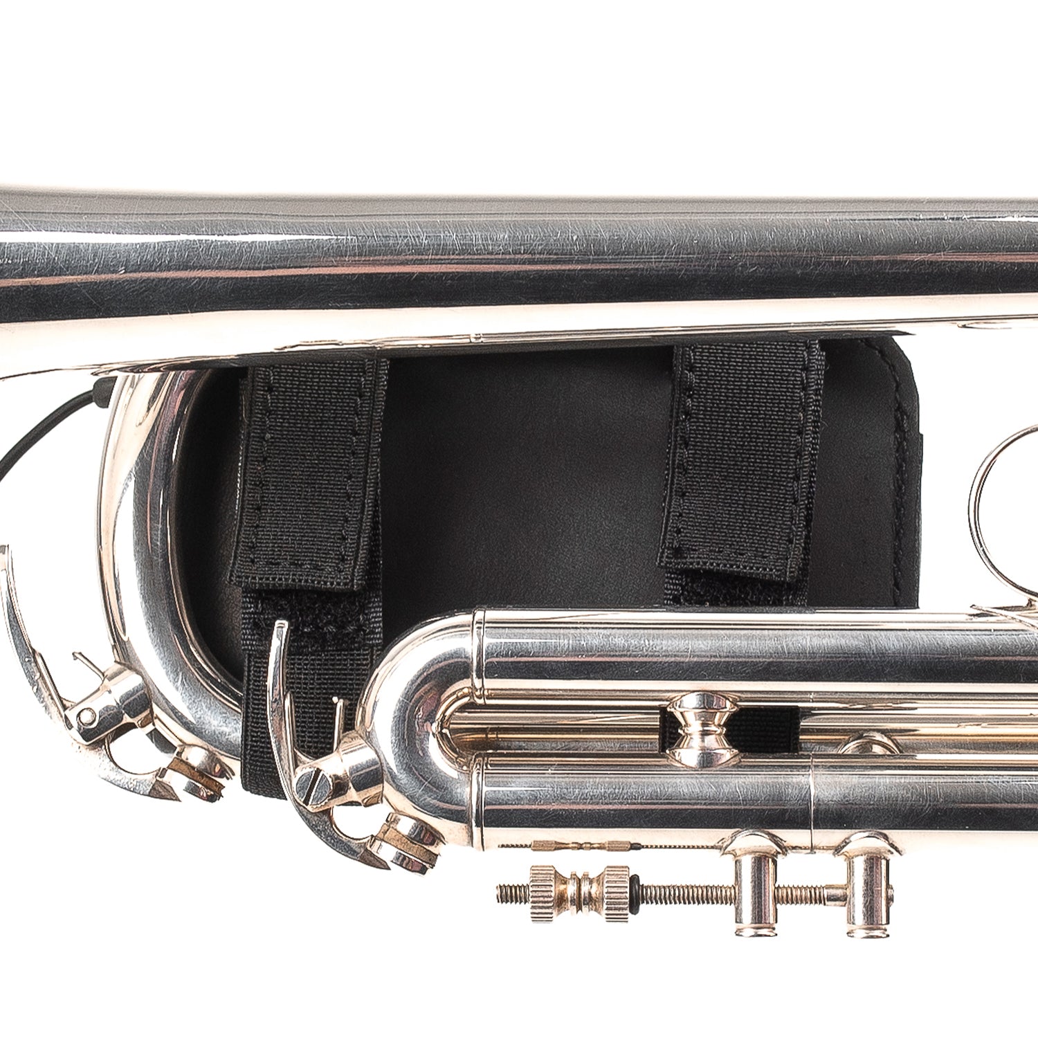 Trumpet Microphone Holder | Crazy Horse Leather