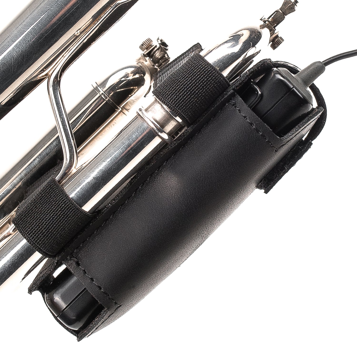 Trumpet Microphone Holder | Crazy Horse Leather