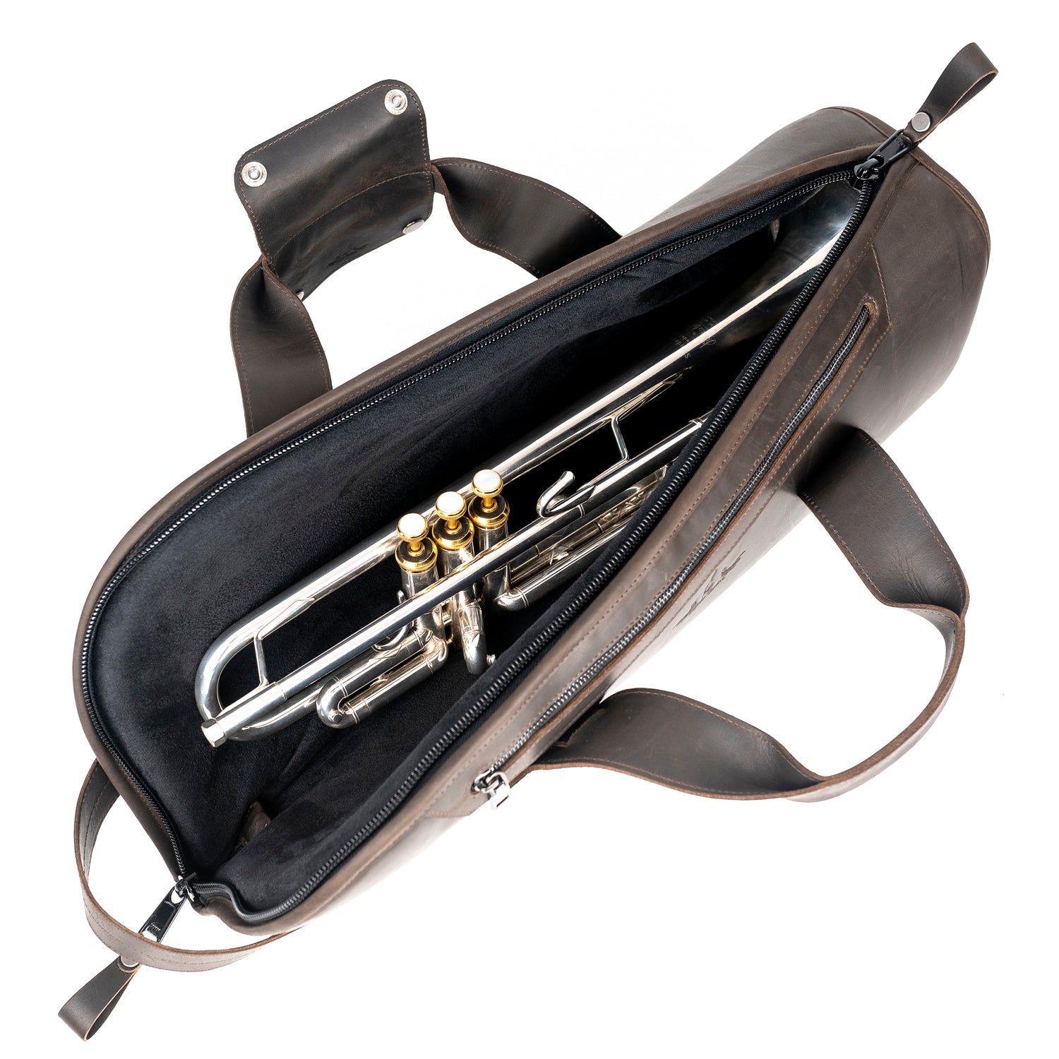 Trumpet Single Gig Bag Crazy Horse Leather