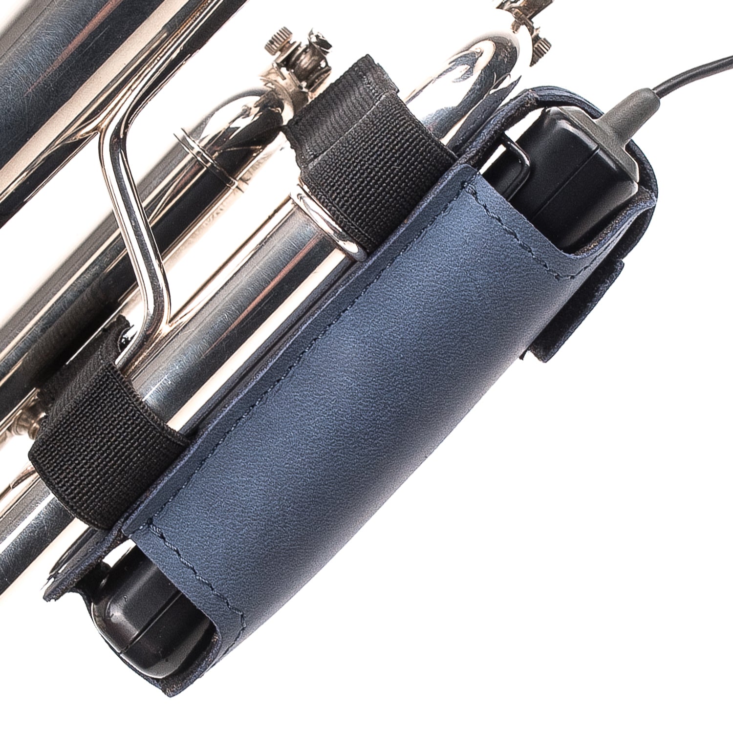 Trumpet Microphone Holder | Crazy Horse Leather