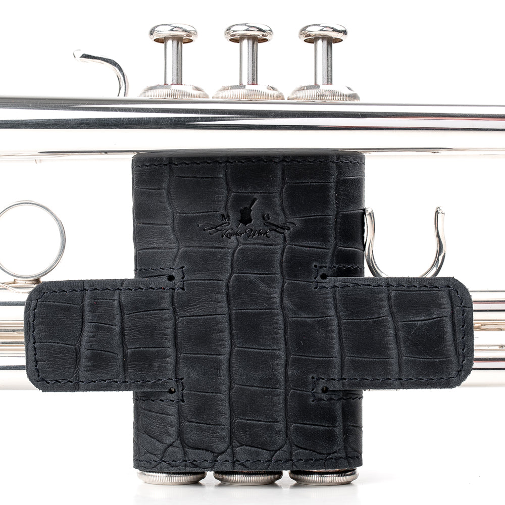 Trumpet Valve Guard L | Reptile Leather