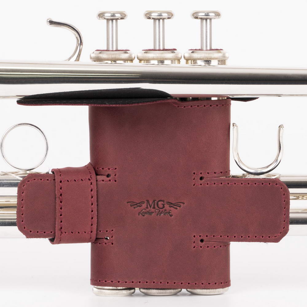 Trumpet Valve Guard XL Crazy Horse Leather