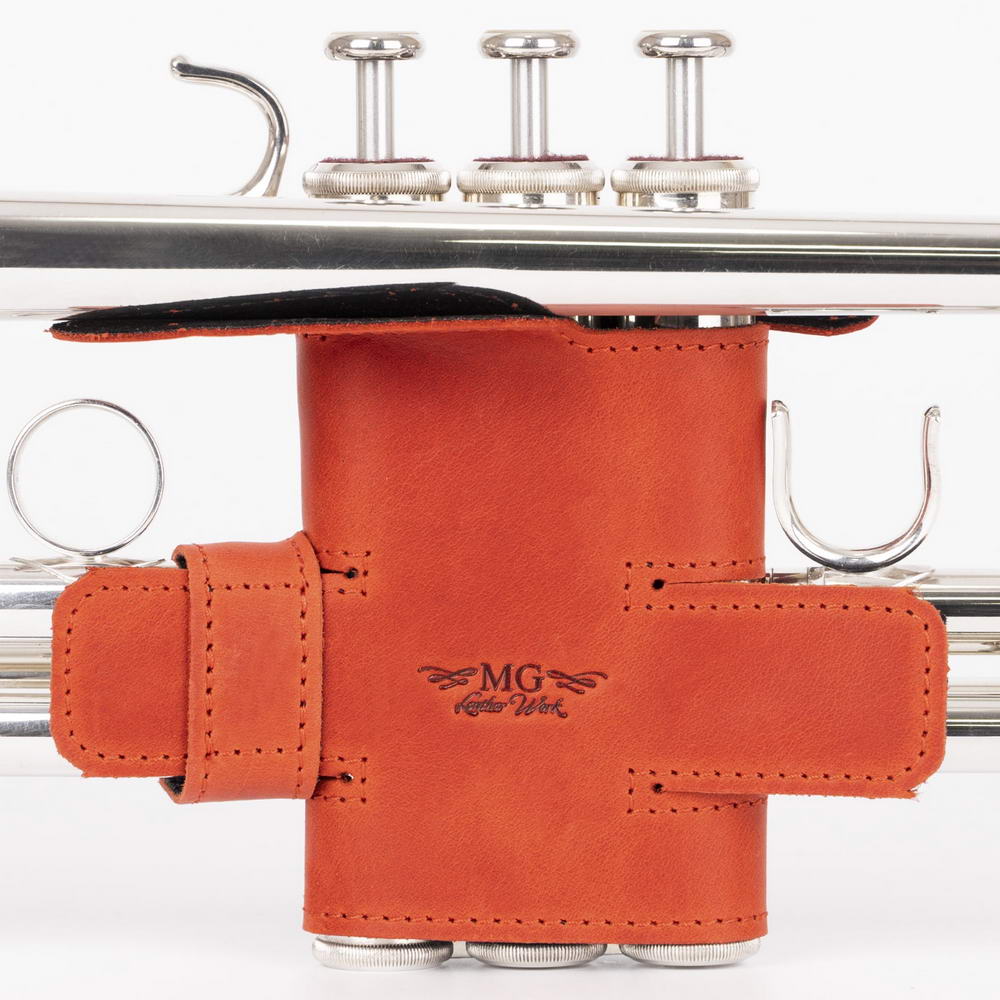 Trumpet Valve Guard XL Crazy Horse Leather
