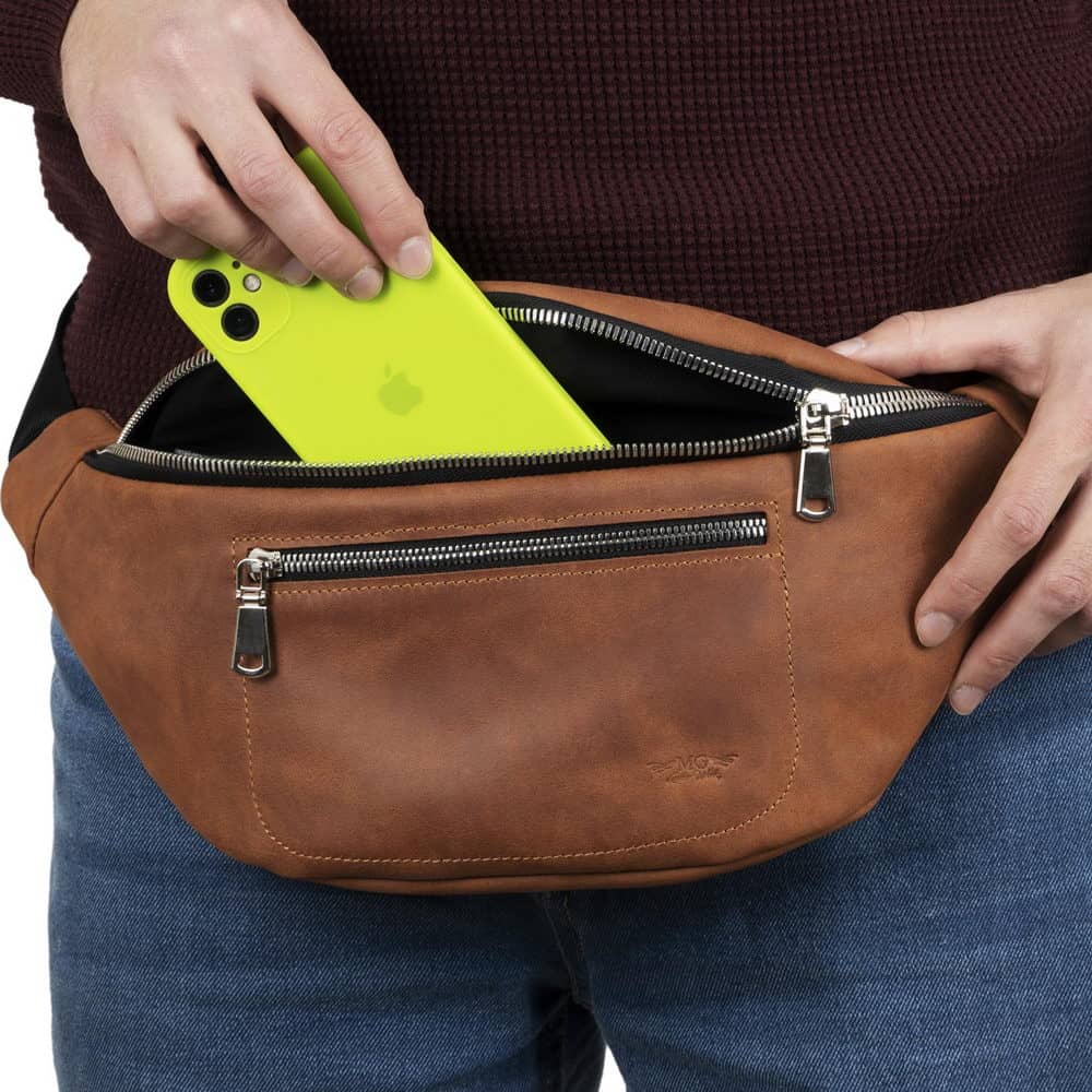 Waist Bag Crazy Horse Leather