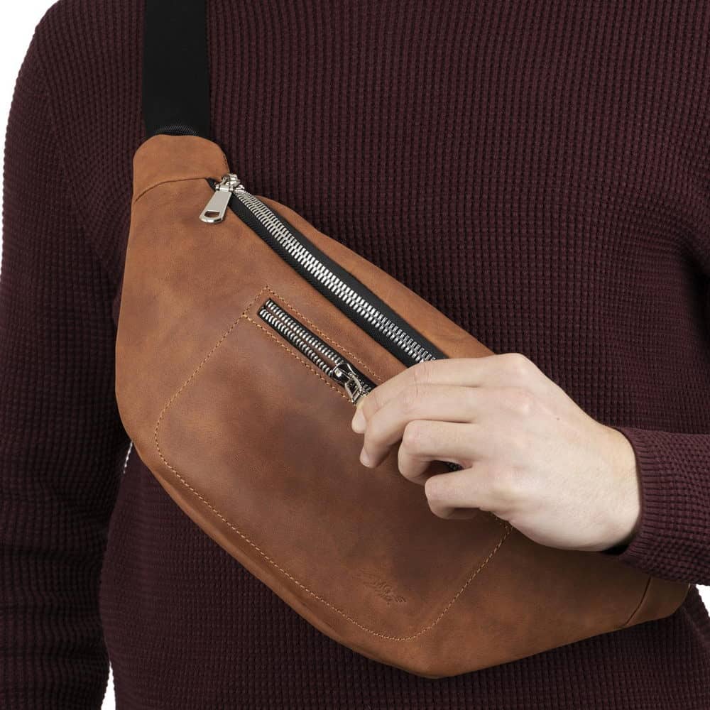 Waist Bag Crazy Horse Leather