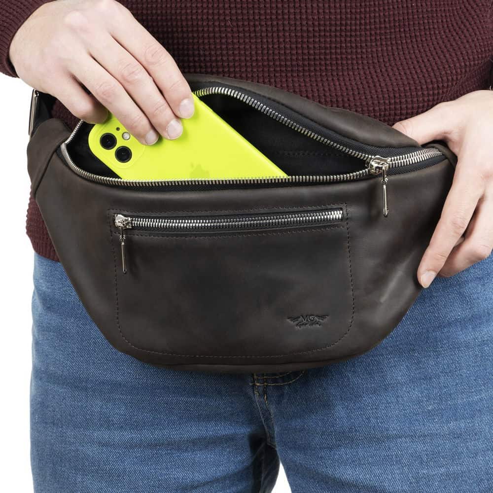 Waist Bag Crazy Horse Leather