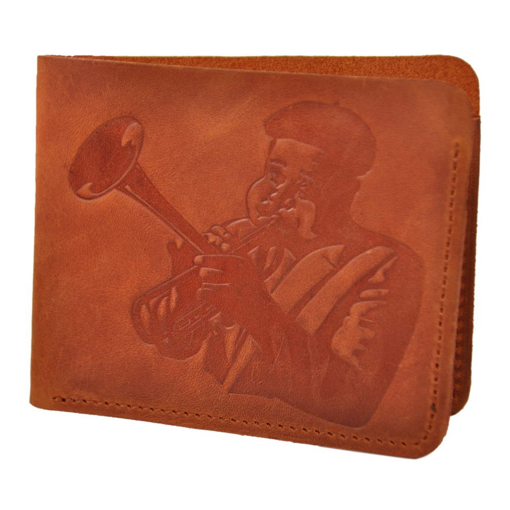 Wallet with Dizzy print great gift for trumpet player