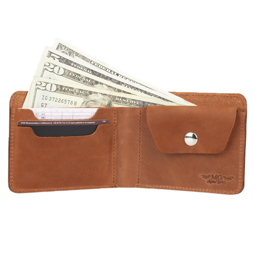 Wallet with Miles Print | Genuine Leather