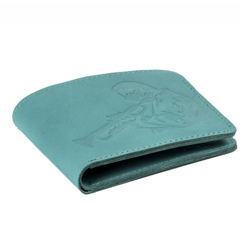 Wallet with Miles Print | Genuine Leather