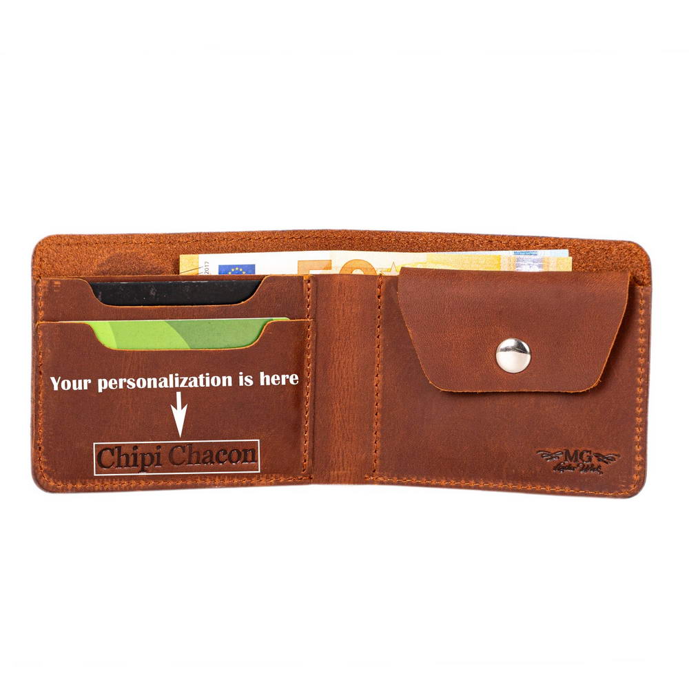 Wallet with Tenor Saxophone Player Print