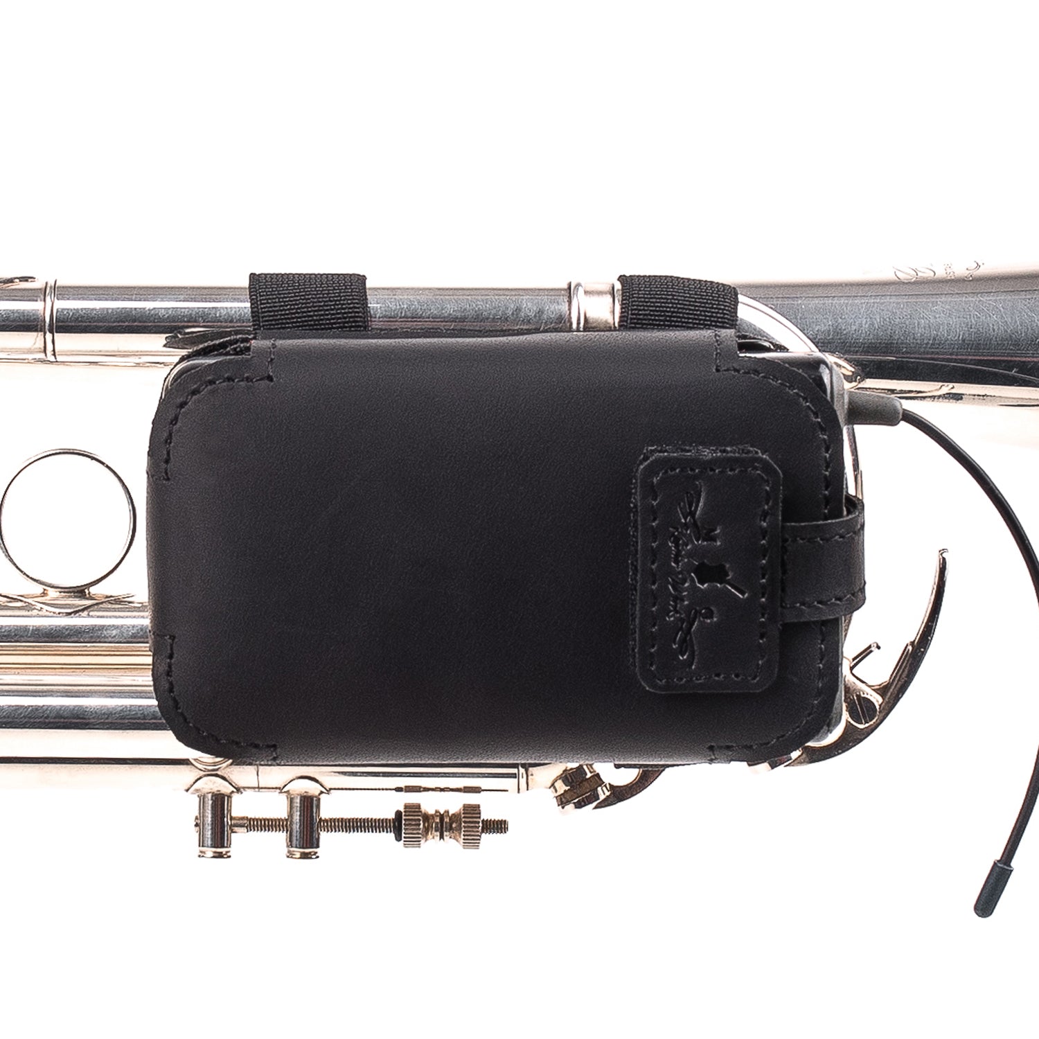 Trumpet Microphone Holder | Crazy Horse Leather