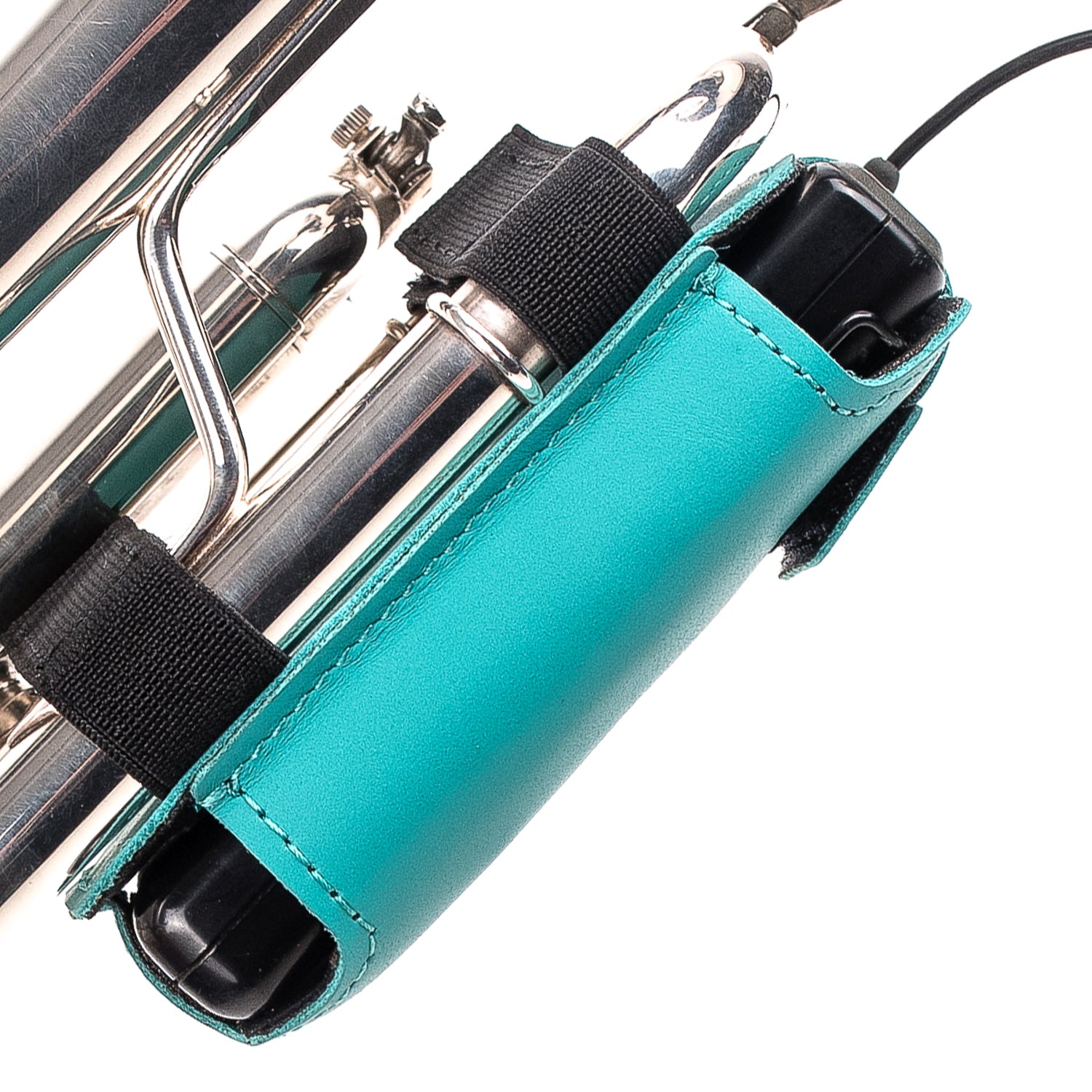 Trumpet Microphone Holder | Crazy Horse Leather