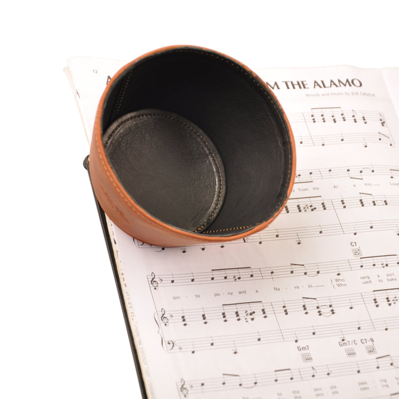 Leather plunger mute